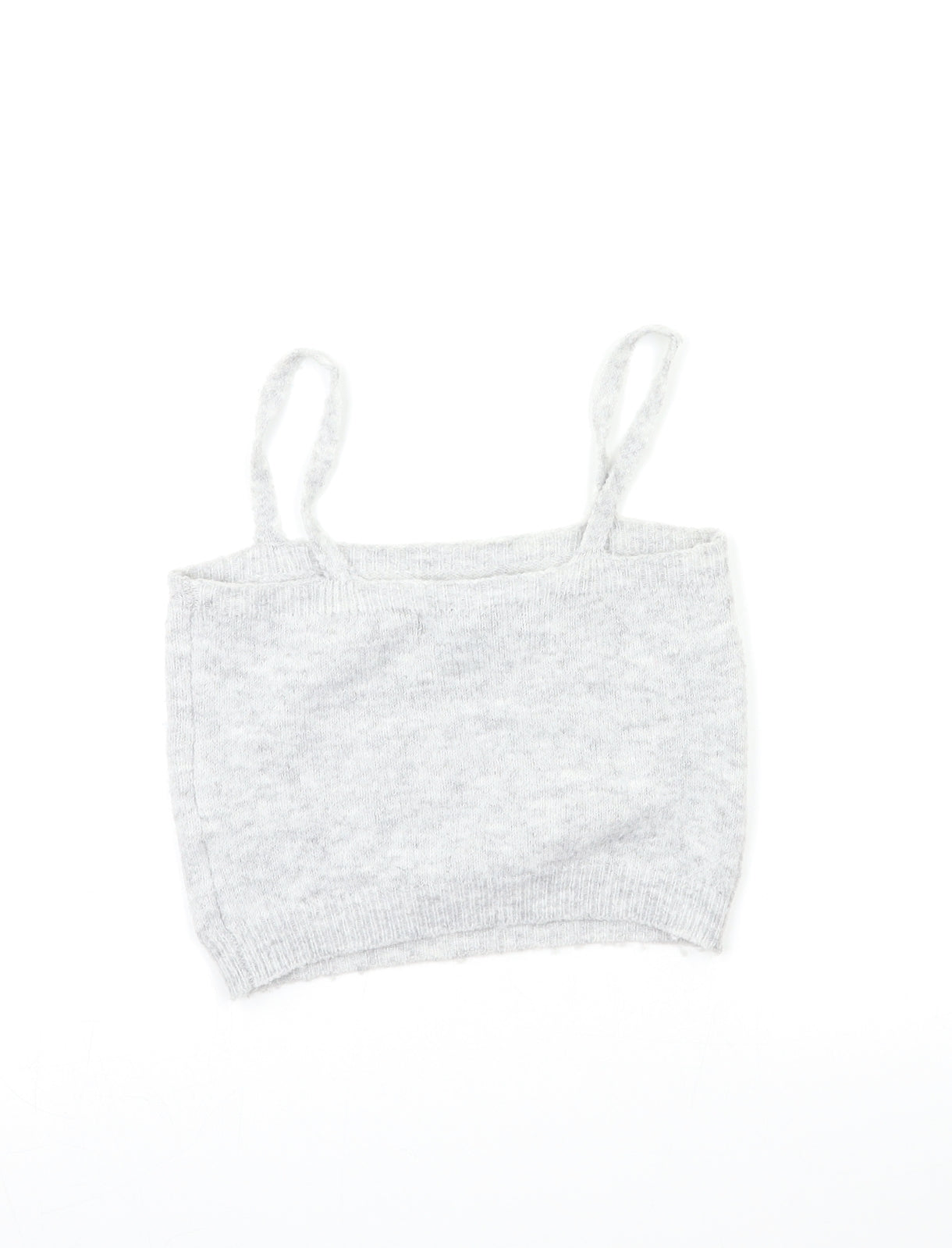 Missguided Womens Grey  Knit Basic Tank Size 6