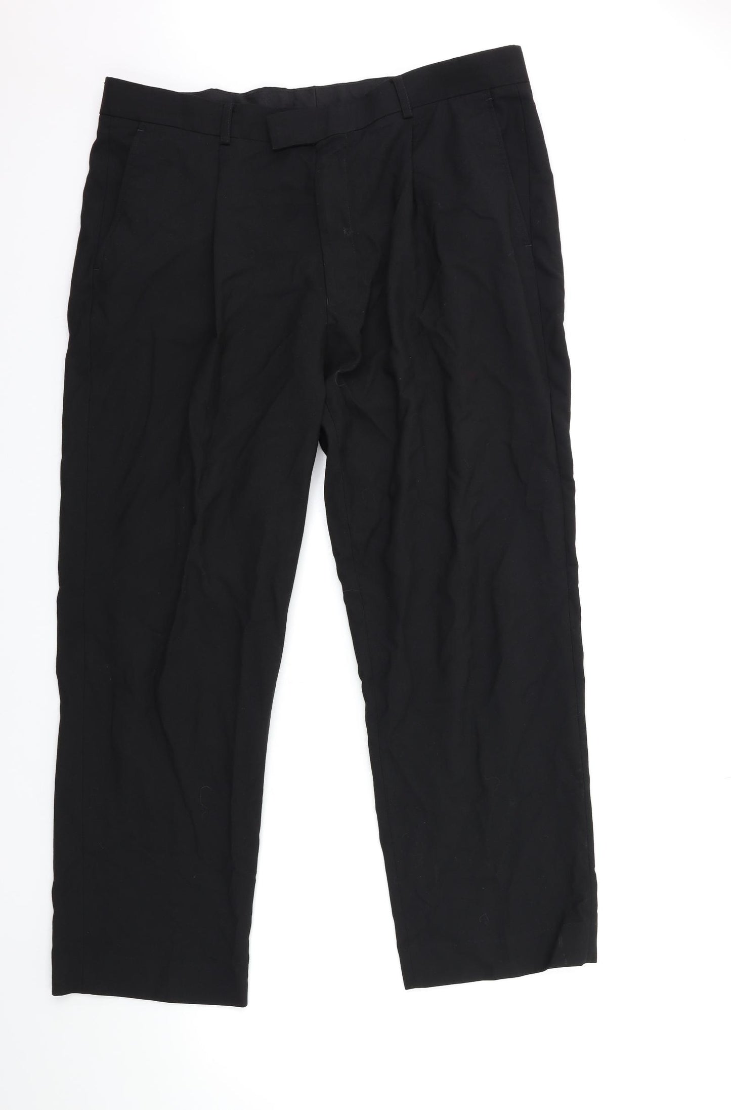 Marks and Spencer Mens Black   Trousers  Size 38 in L29 in