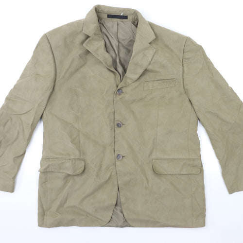 Marks and Spencer Mens Green   Jacket Suit Jacket Size 42