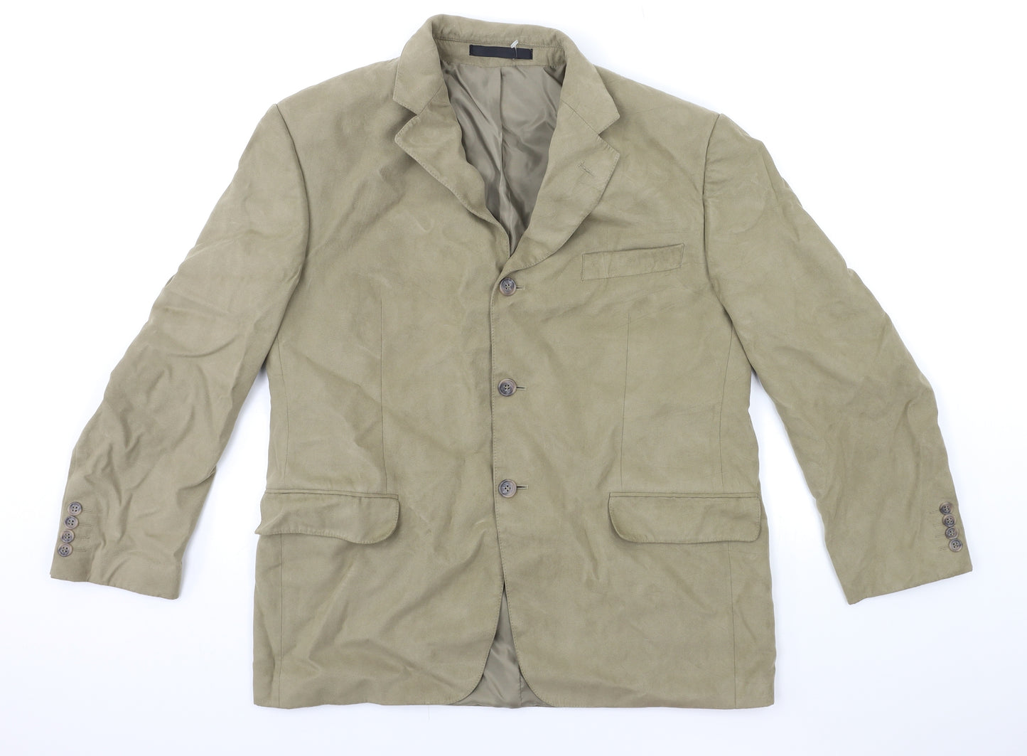 Marks and Spencer Mens Green   Jacket Suit Jacket Size 42