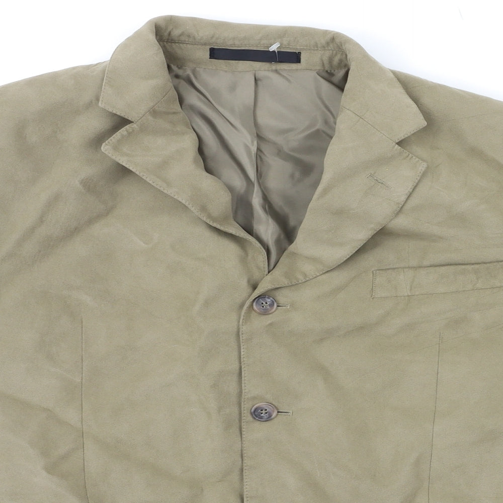 Marks and Spencer Mens Green   Jacket Suit Jacket Size 42