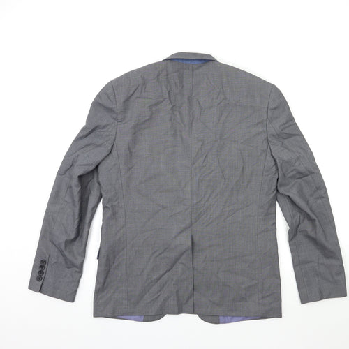 Cedar Wood State Mens Grey   Jacket Suit Jacket Size 40