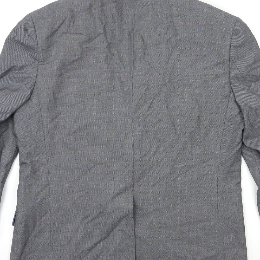 Cedar Wood State Mens Grey   Jacket Suit Jacket Size 40