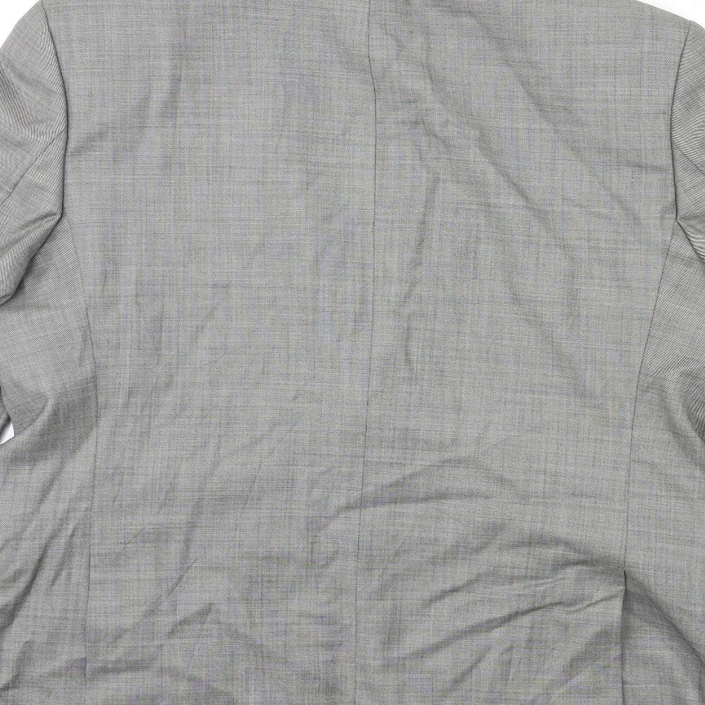 Jeff Banks Mens Grey   Jacket Suit Jacket Size 44