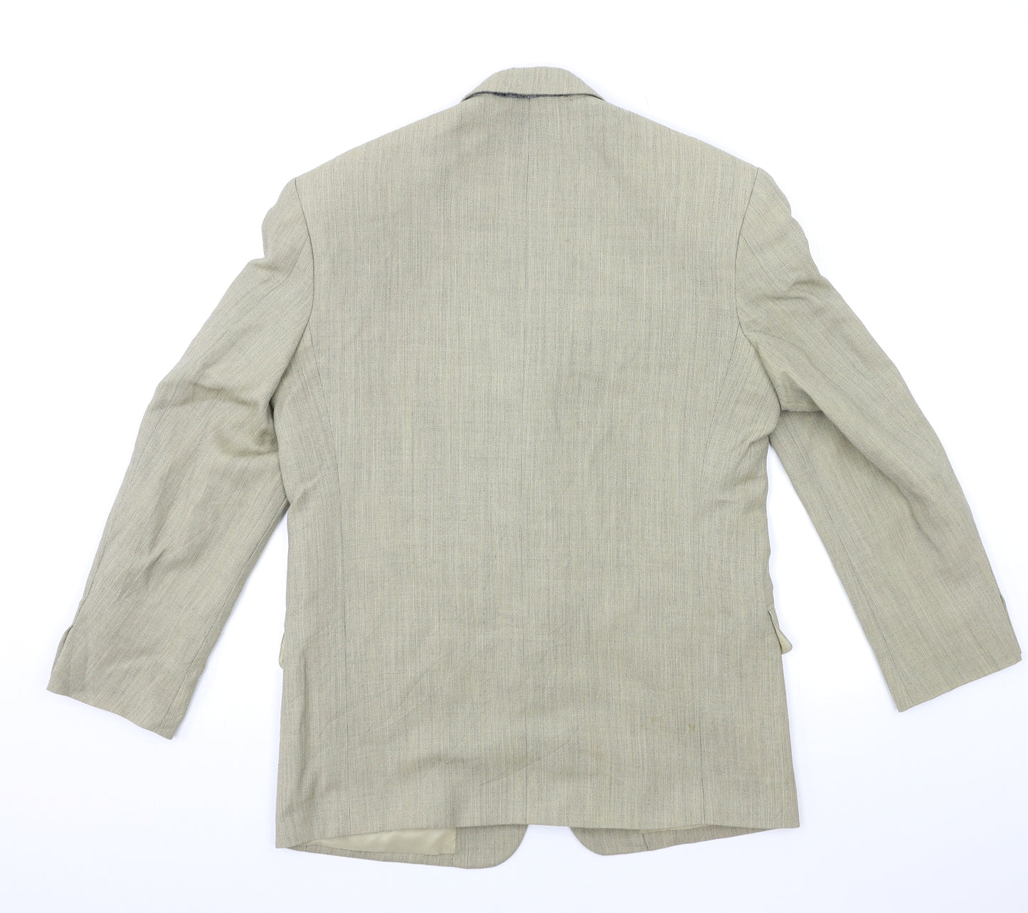 Preworn Mens Beige   Jacket Suit Jacket Size 46