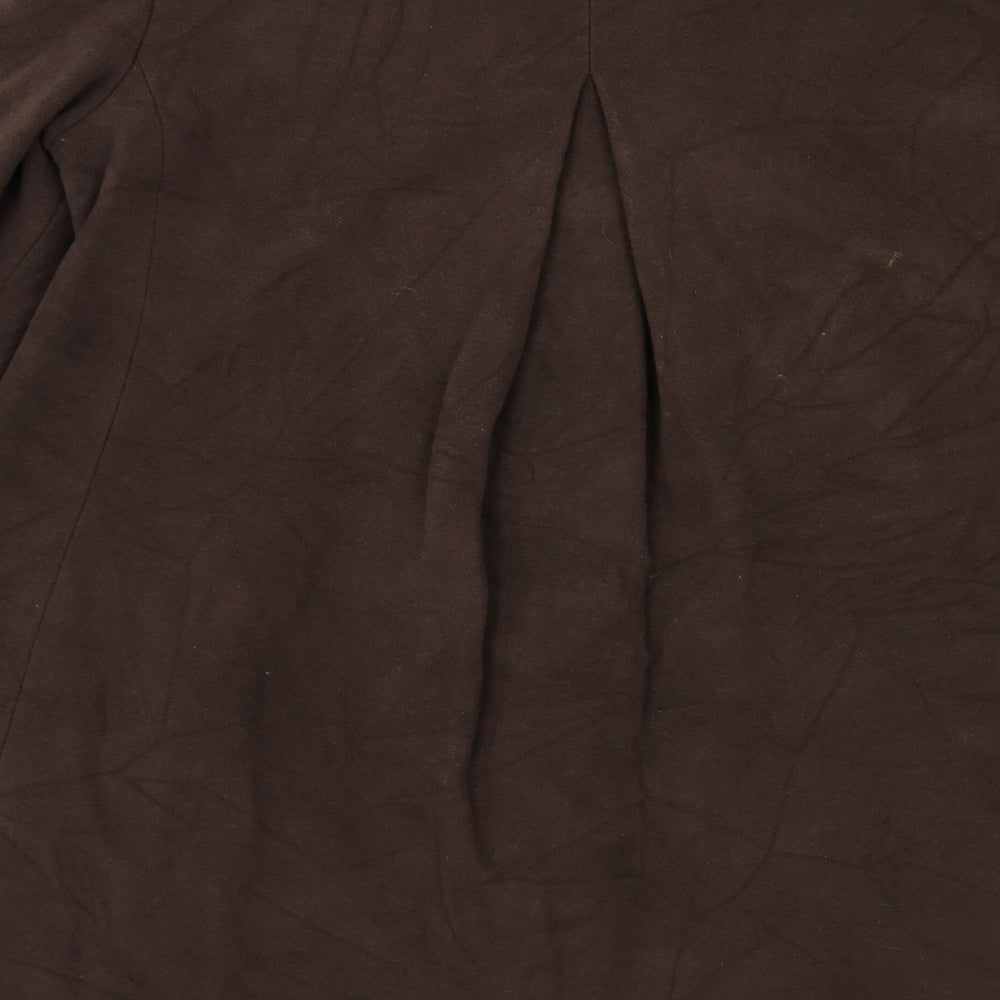 Kaliko Womens Brown   Overcoat Coat Size 14