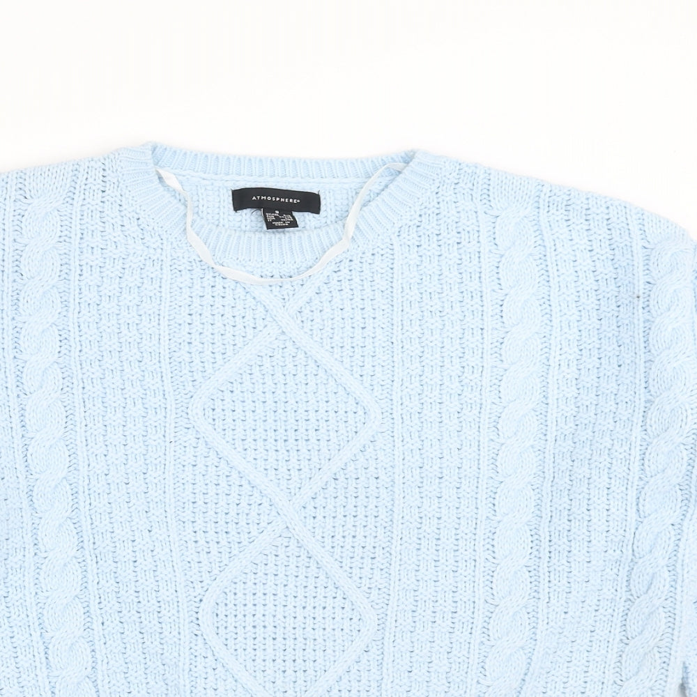 Primark Womens Blue   Pullover Jumper Size S