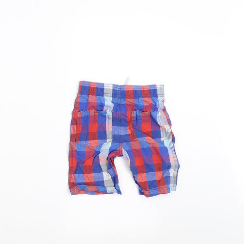 Sainsburys  Boys Blue Check  Bermuda Shorts Size 2-3 Years