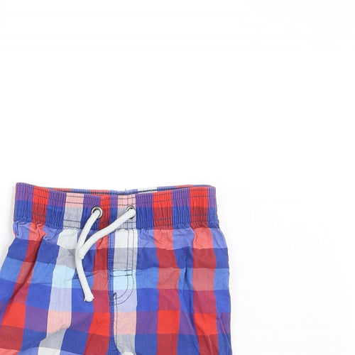 Sainsburys  Boys Blue Check  Bermuda Shorts Size 2-3 Years