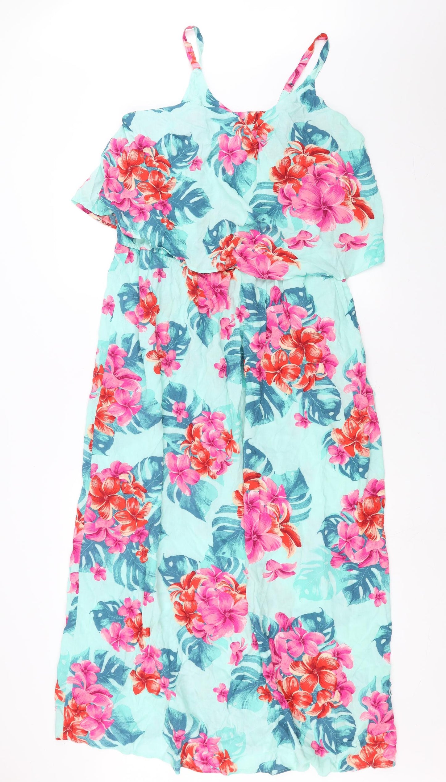 CAPSULE Womens Green Floral  Maxi  Size 20