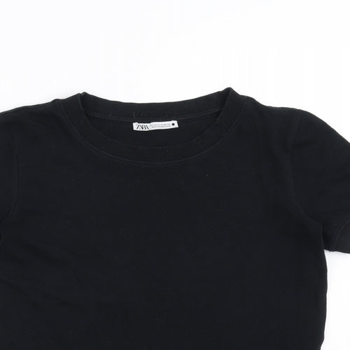 Zara Womens Black   Basic T-Shirt Size XS