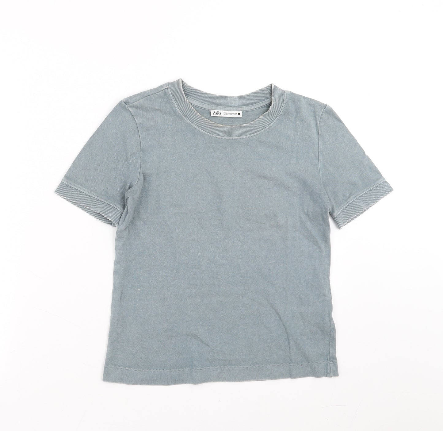 Zara Womens Blue   Basic T-Shirt Size XS