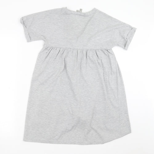 ASOS Womens Grey   T-Shirt Dress  Size 6