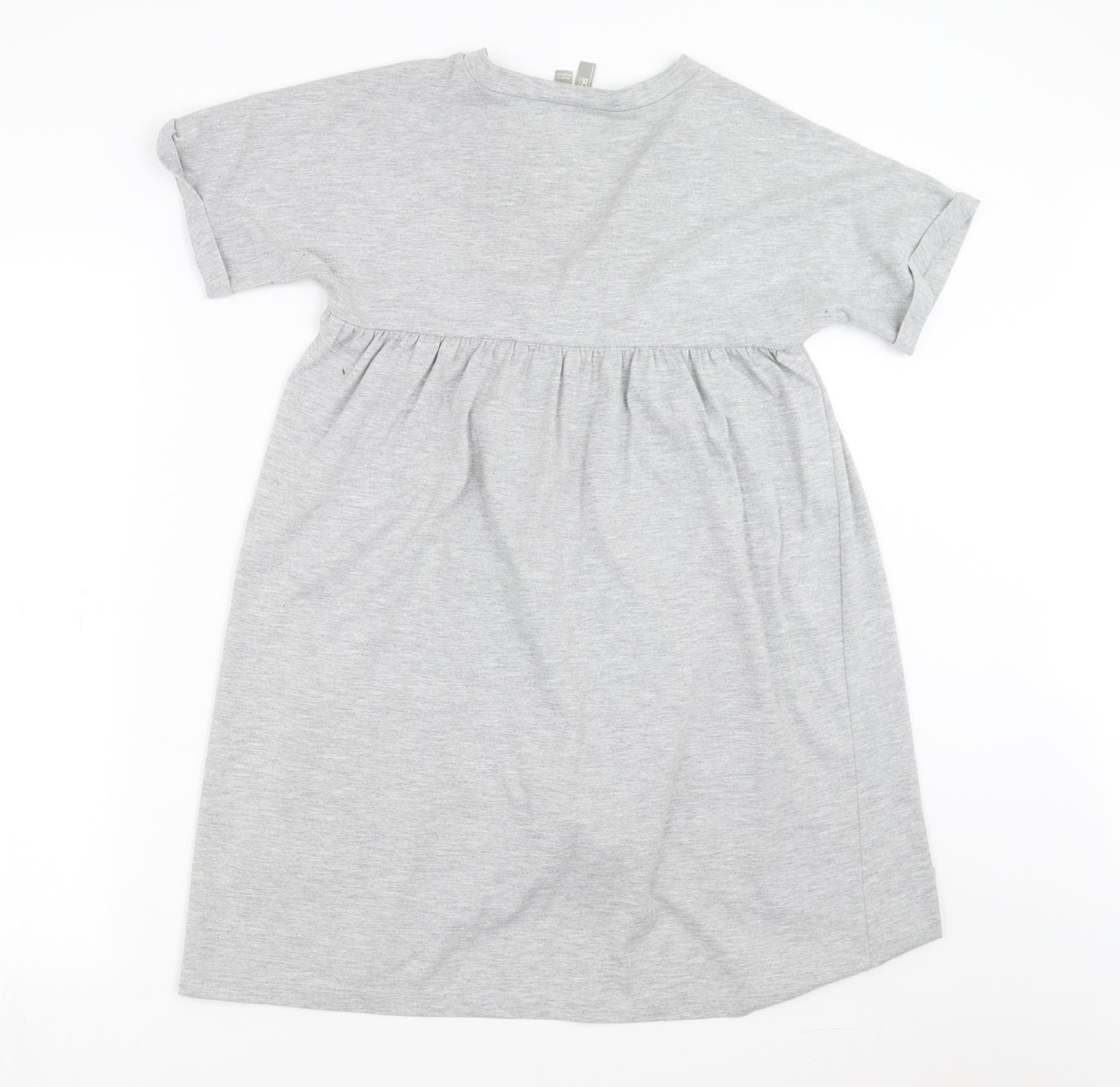ASOS Womens Grey   T-Shirt Dress  Size 6