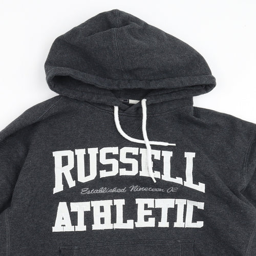 Russell Athletic Mens Grey   Pullover Hoodie Size XL