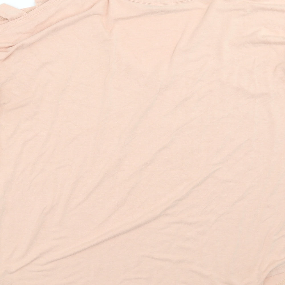 Select Womens Pink   Basic T-Shirt Size 10