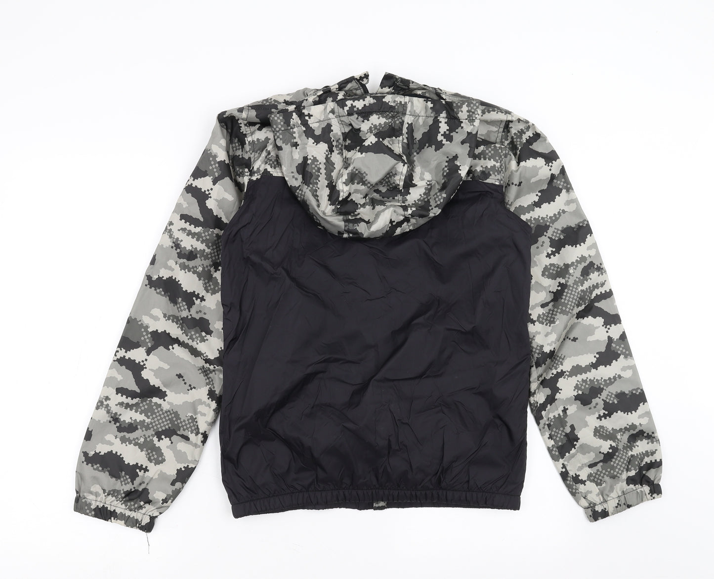 Sainsburys  Boys Black Camouflage  Jacket  Size 13-14 Years