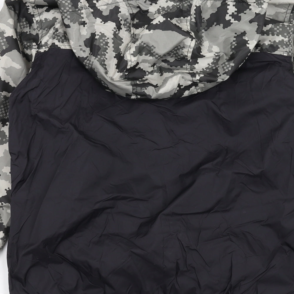 Sainsburys  Boys Black Camouflage  Jacket  Size 13-14 Years