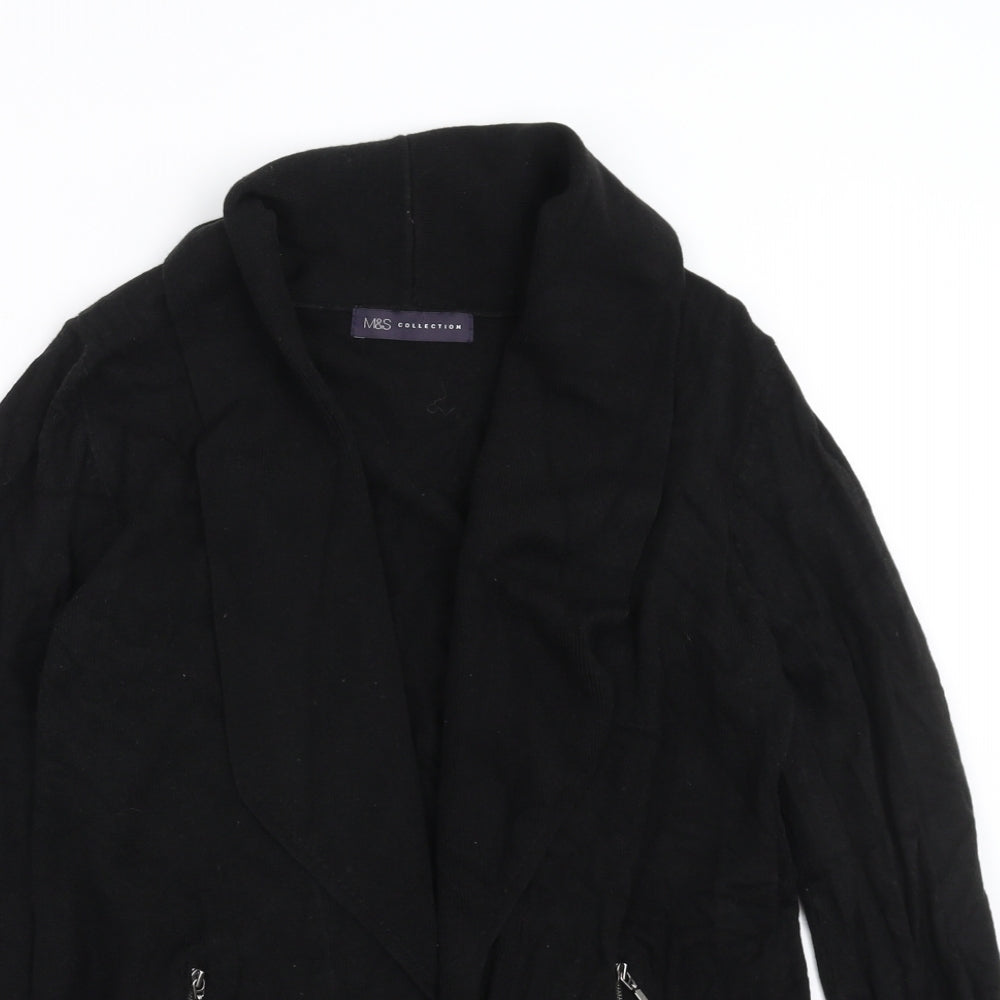 Marks and Spencer Womens Black   Cardigan Jumper Size M