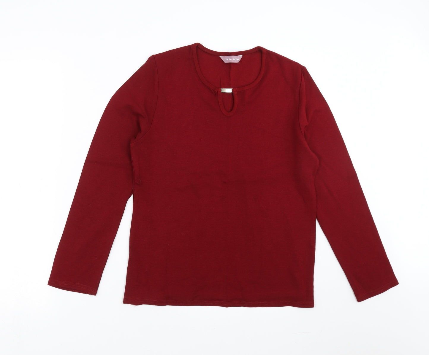 Sara Neal Womens Red   Pullover Jumper Size 14