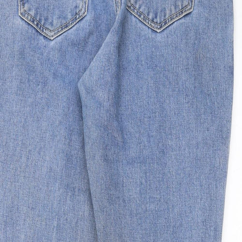 Redial Womens Blue  Denim Straight Jeans Size 10 L28 in