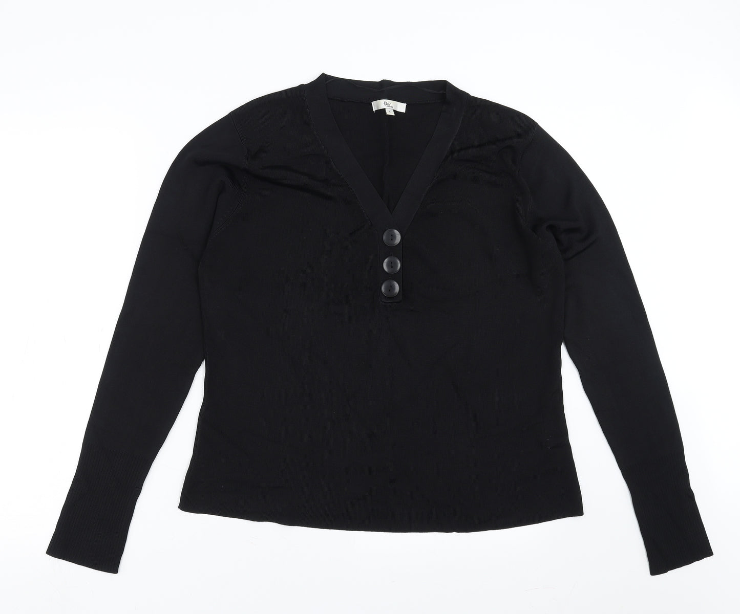 Klass Womens Black   Pullover Jumper Size L