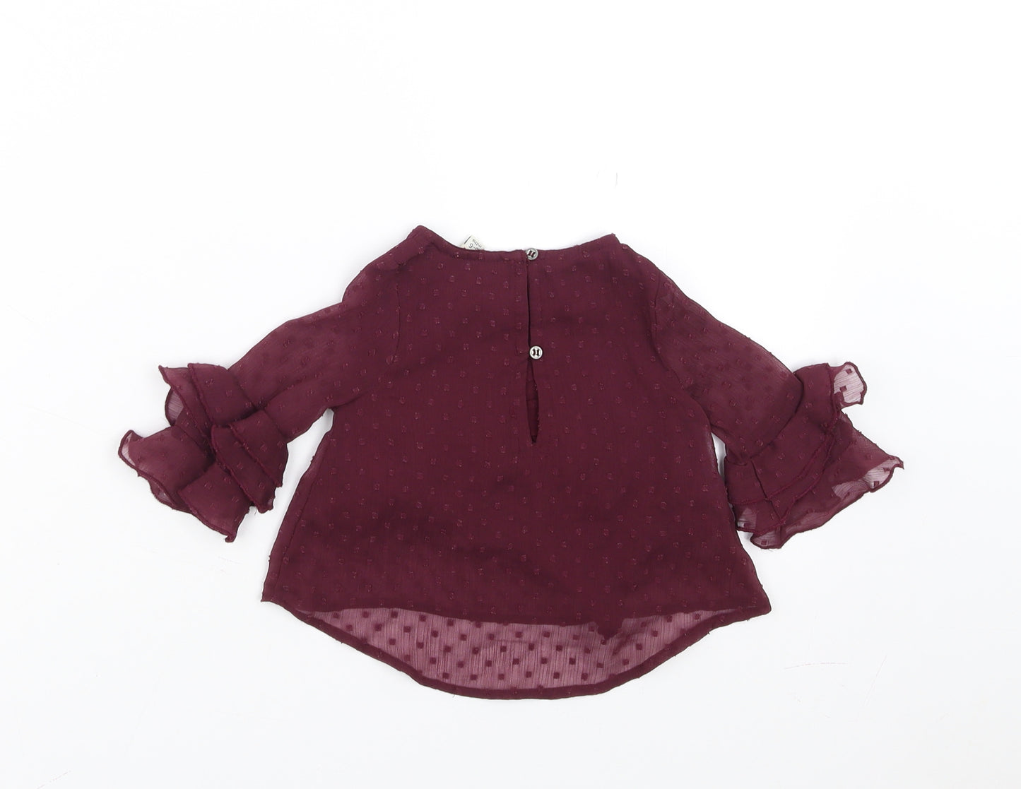 River Island Girls Purple   Basic Blouse Size 3-6 Months