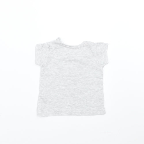 Primark Girls Grey   Basic T-Shirt Size 3-6 Months  - I love my Grandma