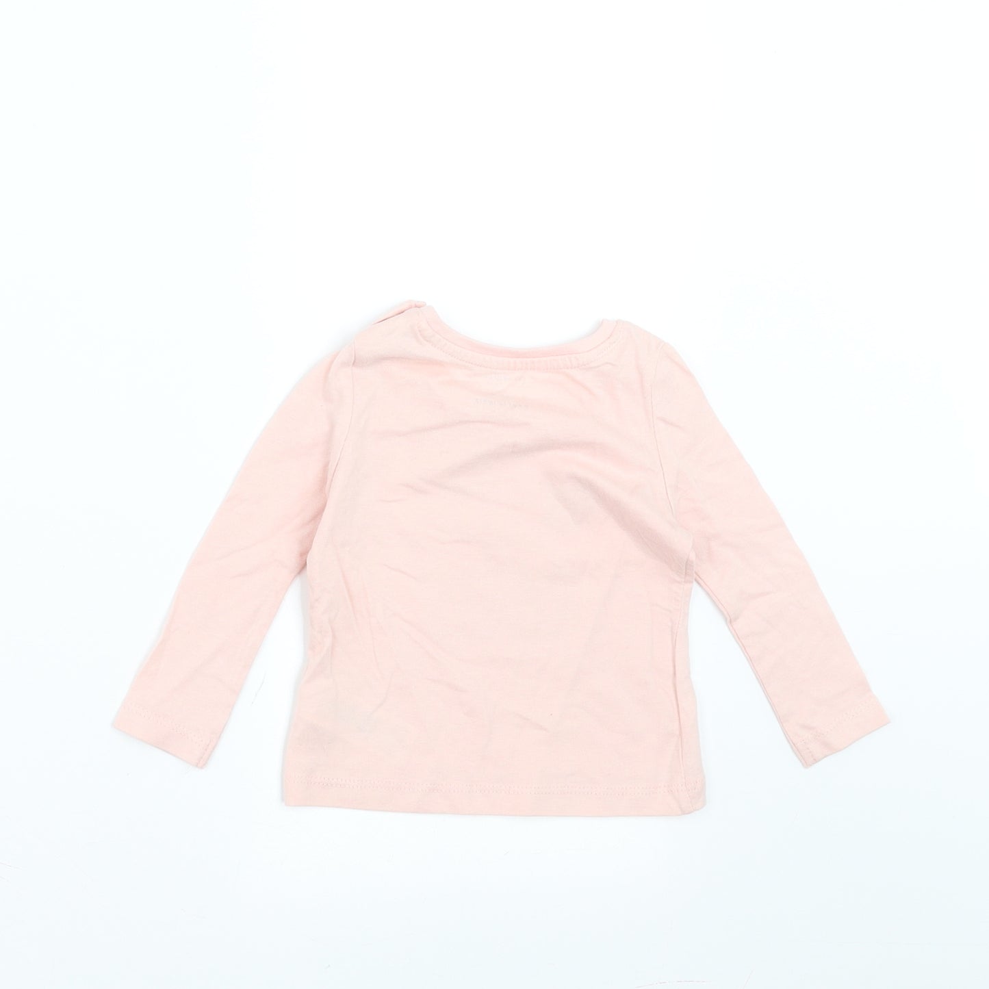 Primark Girls Pink   Basic T-Shirt Size 6-9 Months  - I Love Daddy