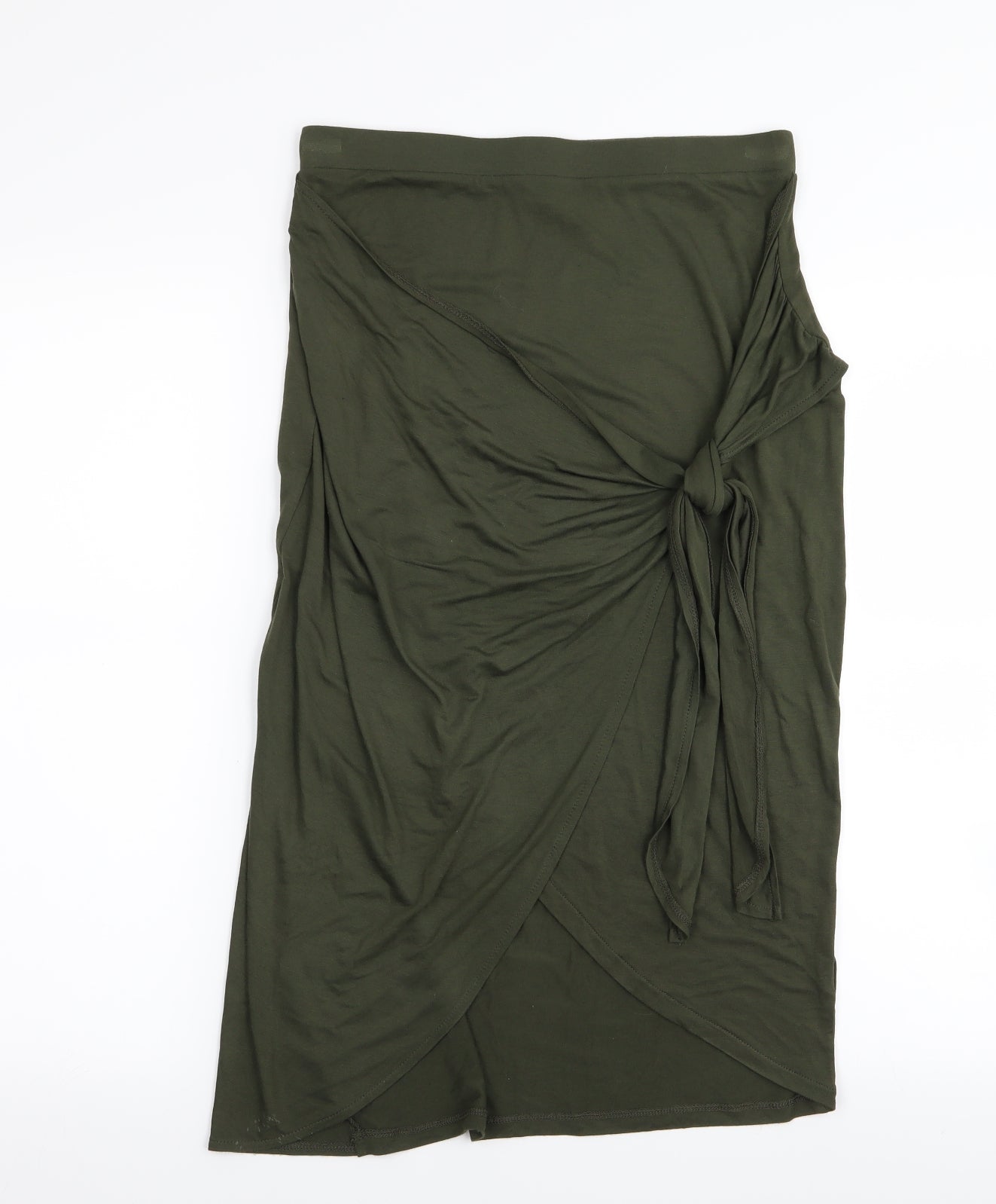 F&F Womens Green   Flare Skirt Size 10  - Stretch waistband
