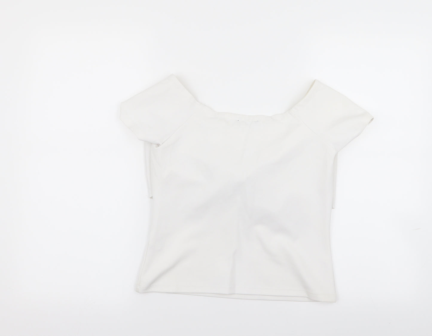 Zara Womens White   Basic T-Shirt Size M