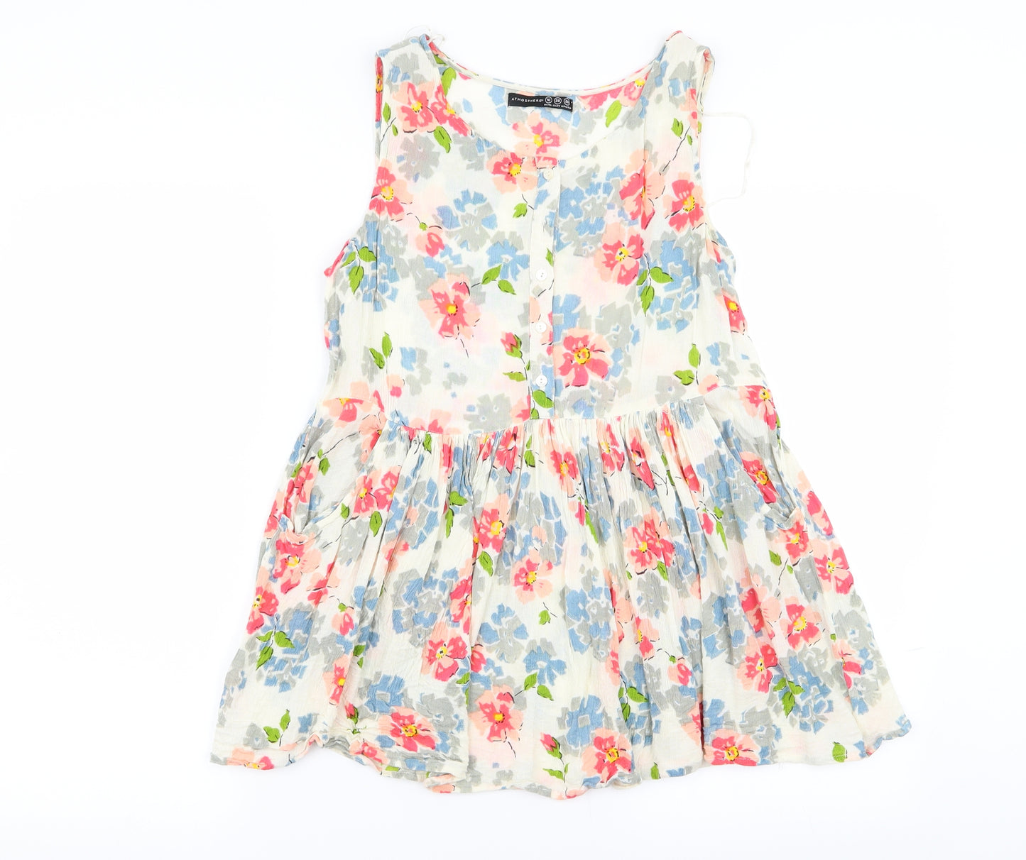 Primark Womens Multicoloured Floral  Basic Blouse Size 10