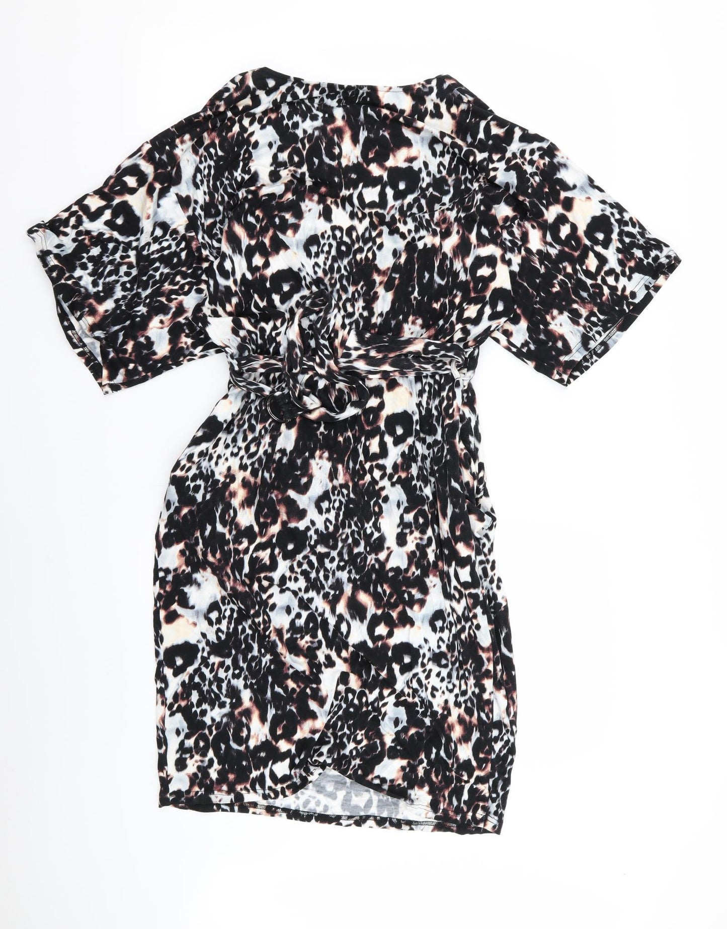 F&F Womens Multicoloured Animal Print  Fit & Flare  Size 12