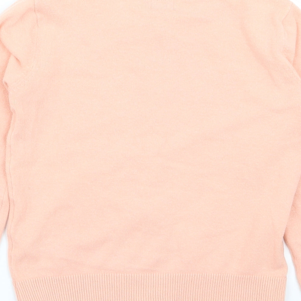 F&F Girls Pink   Cardigan Jumper Size 6-7 Years