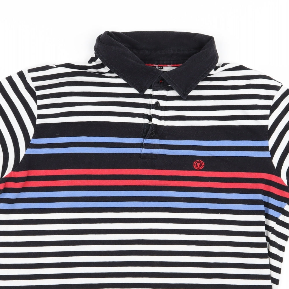 Element Mens Multicoloured Striped   Polo Size XL
