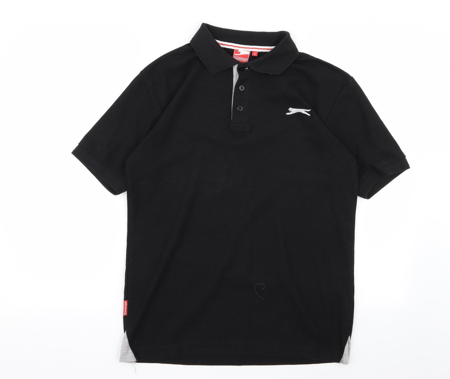 Slazenger Mens Black    Polo Size S