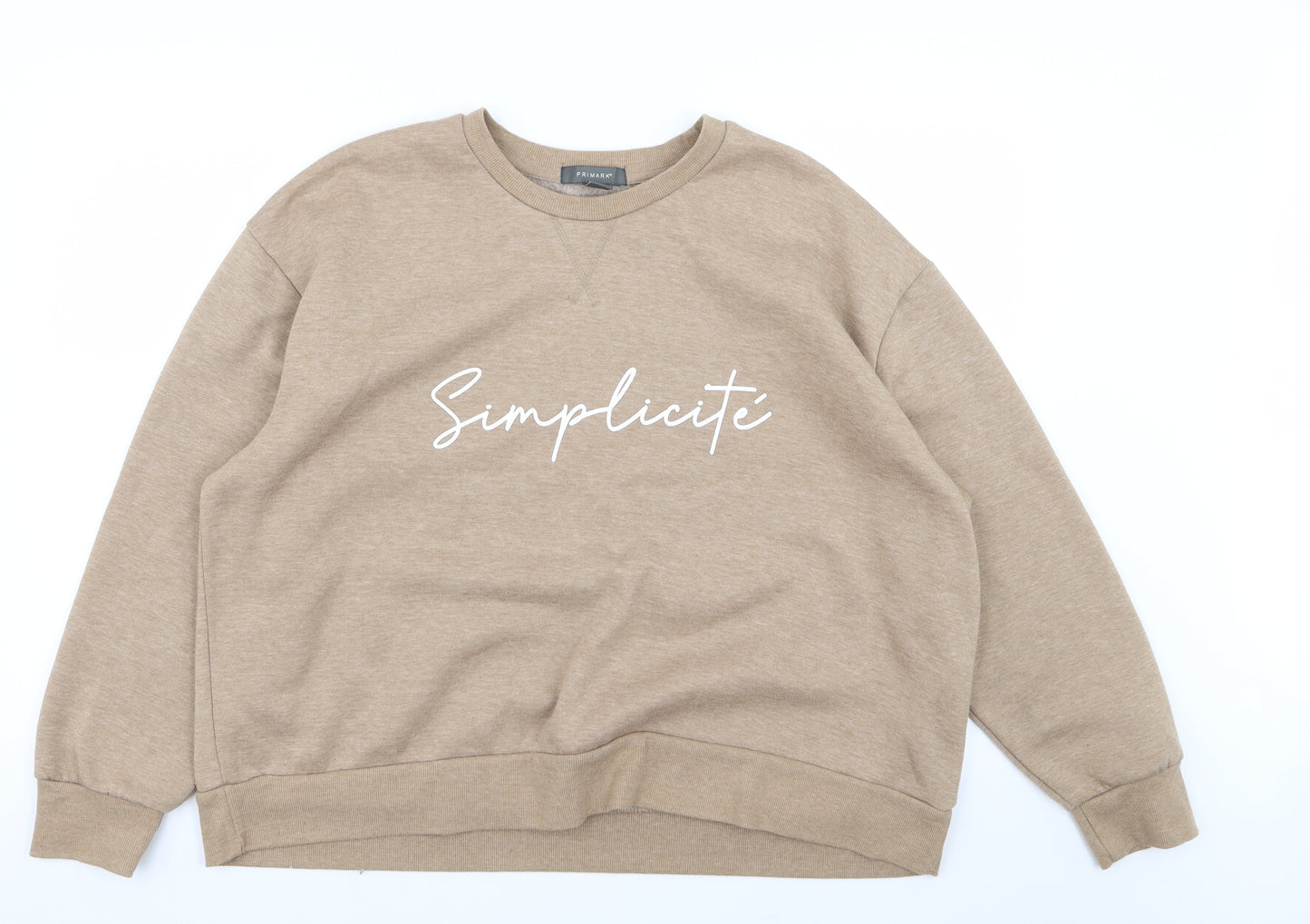 Primark Womens Beige   Pullover Jumper Size 18