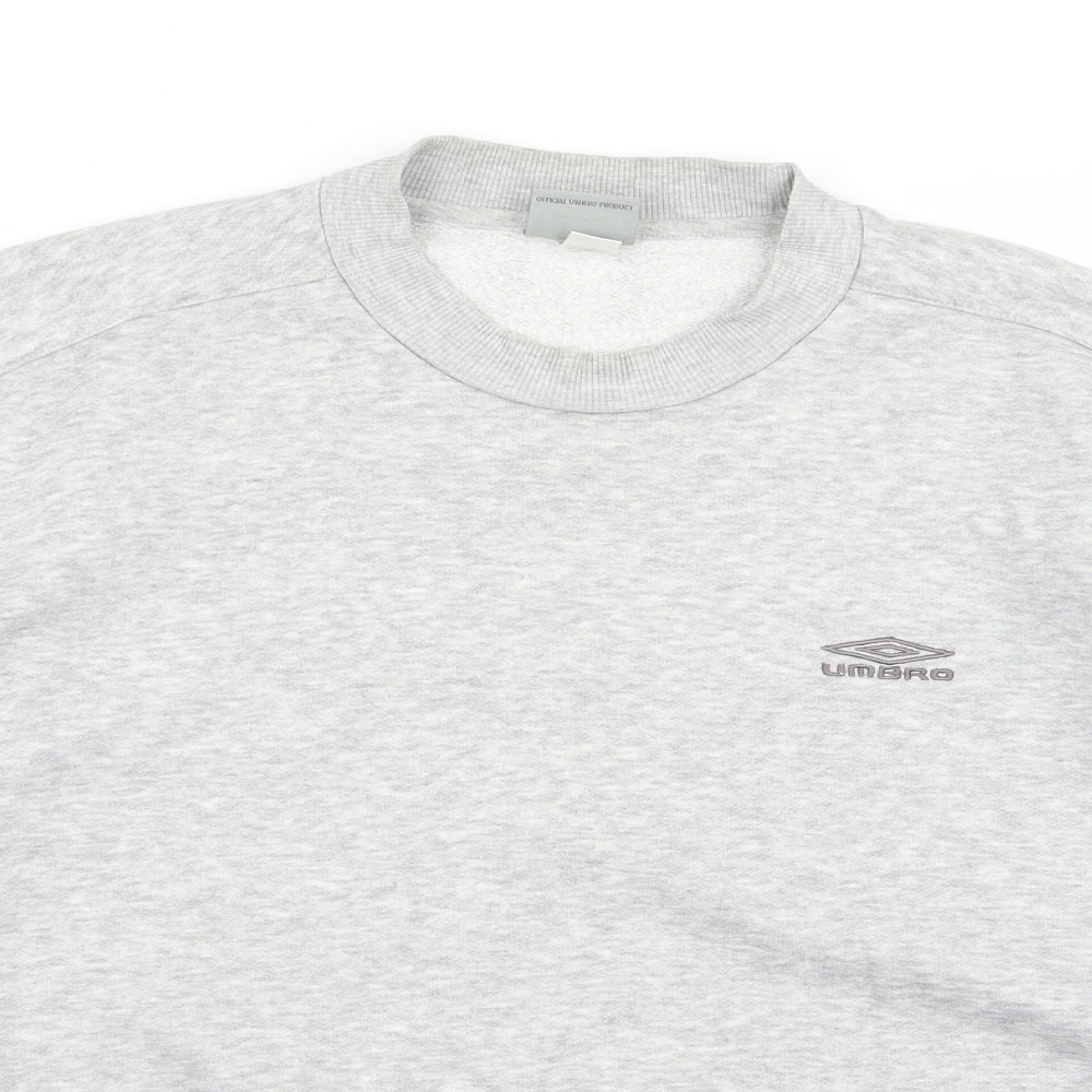 Umbro Mens Grey   Pullover Jumper Size L