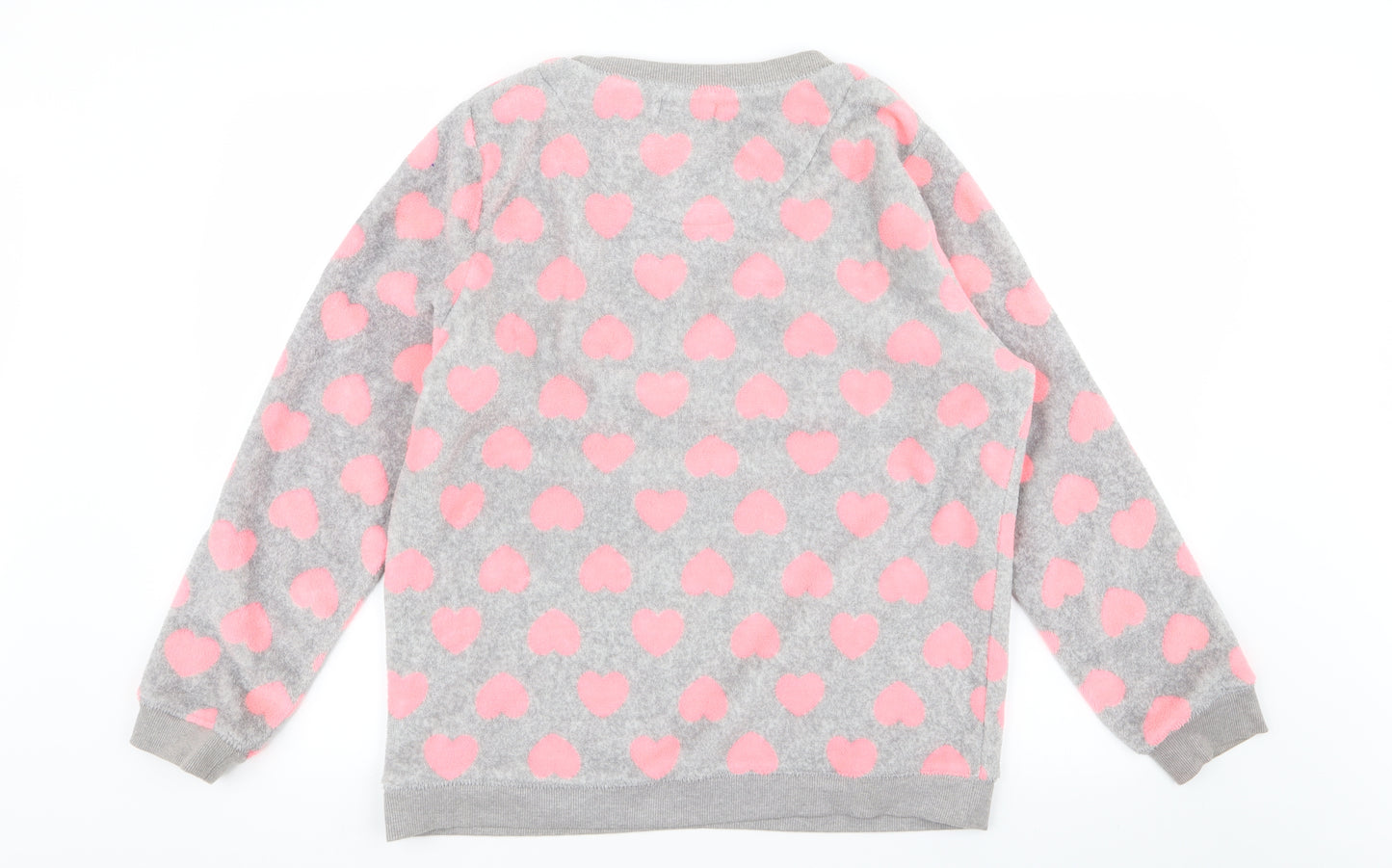 Primark Womens Grey Solid  Top Pyjama Top Size 14