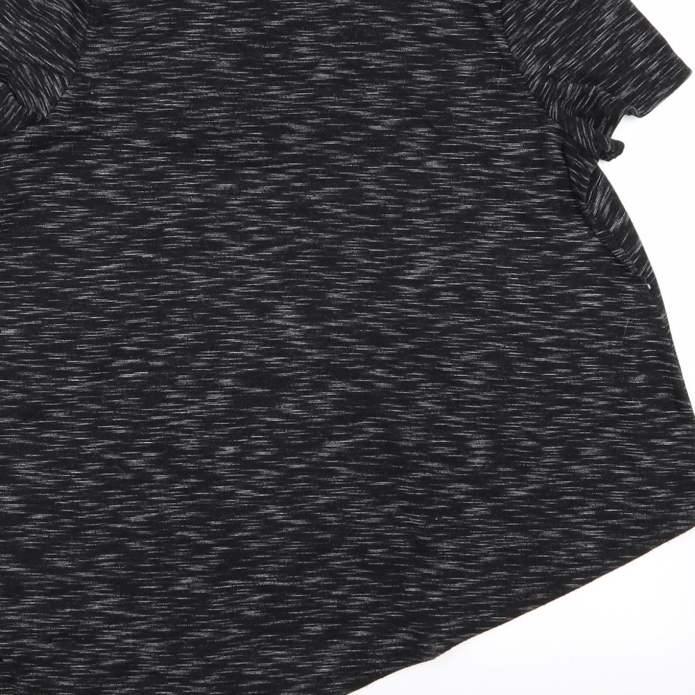 Primark Womens Black Striped  Basic T-Shirt Size 16