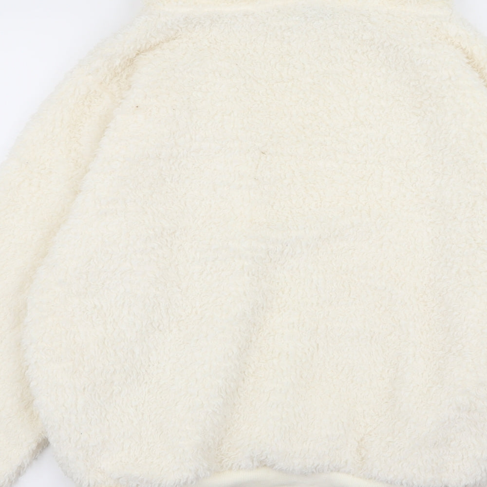 Primark Womens White   Pullover Jumper Size 14  - lounge jumper