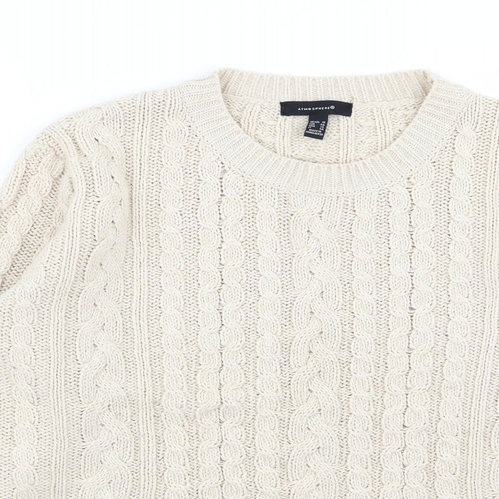 Primark Womens Beige   Pullover Jumper Size 18