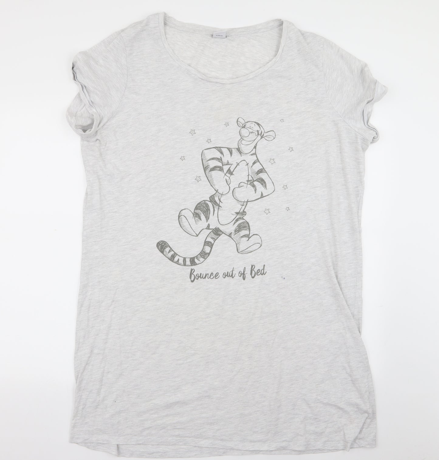 Disney Womens Grey Solid  Top Dress Size 20