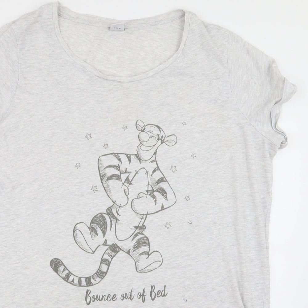 Disney Womens Grey Solid  Top Dress Size 20