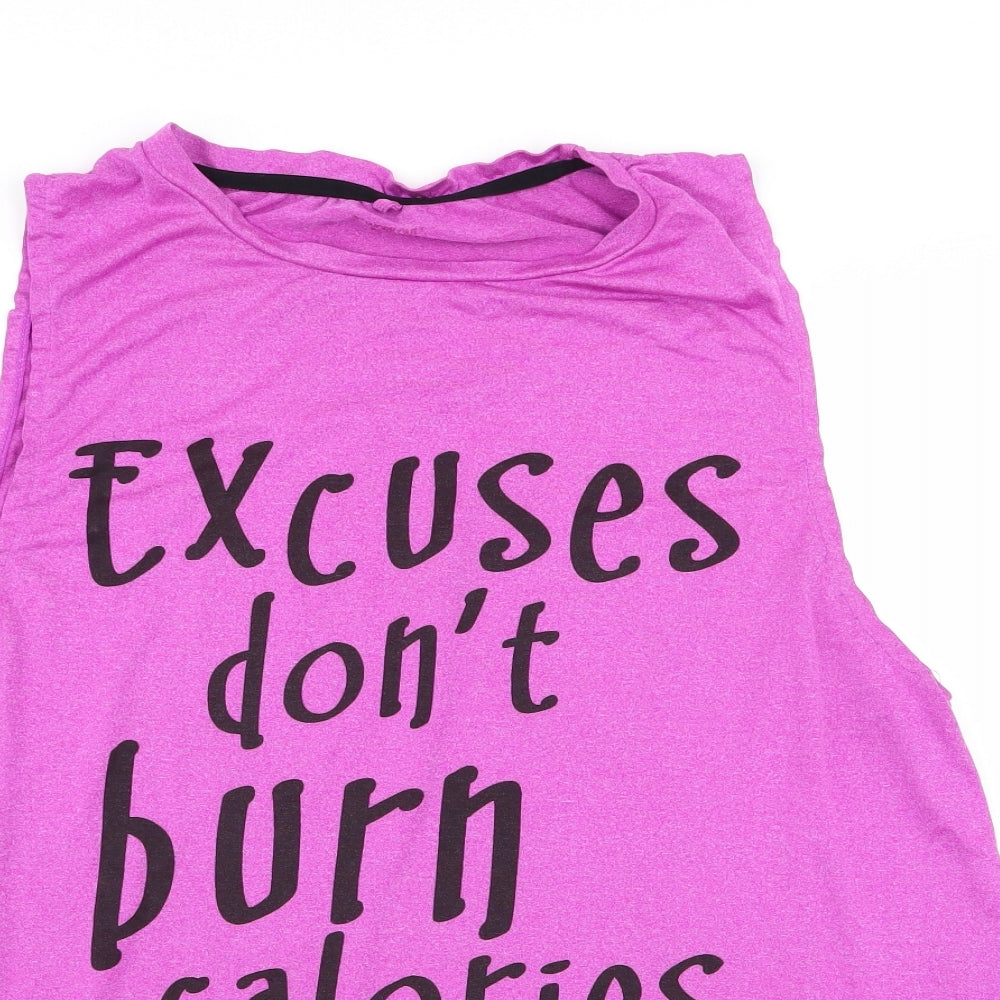 Primark Womens Purple   Basic Tank Size 18