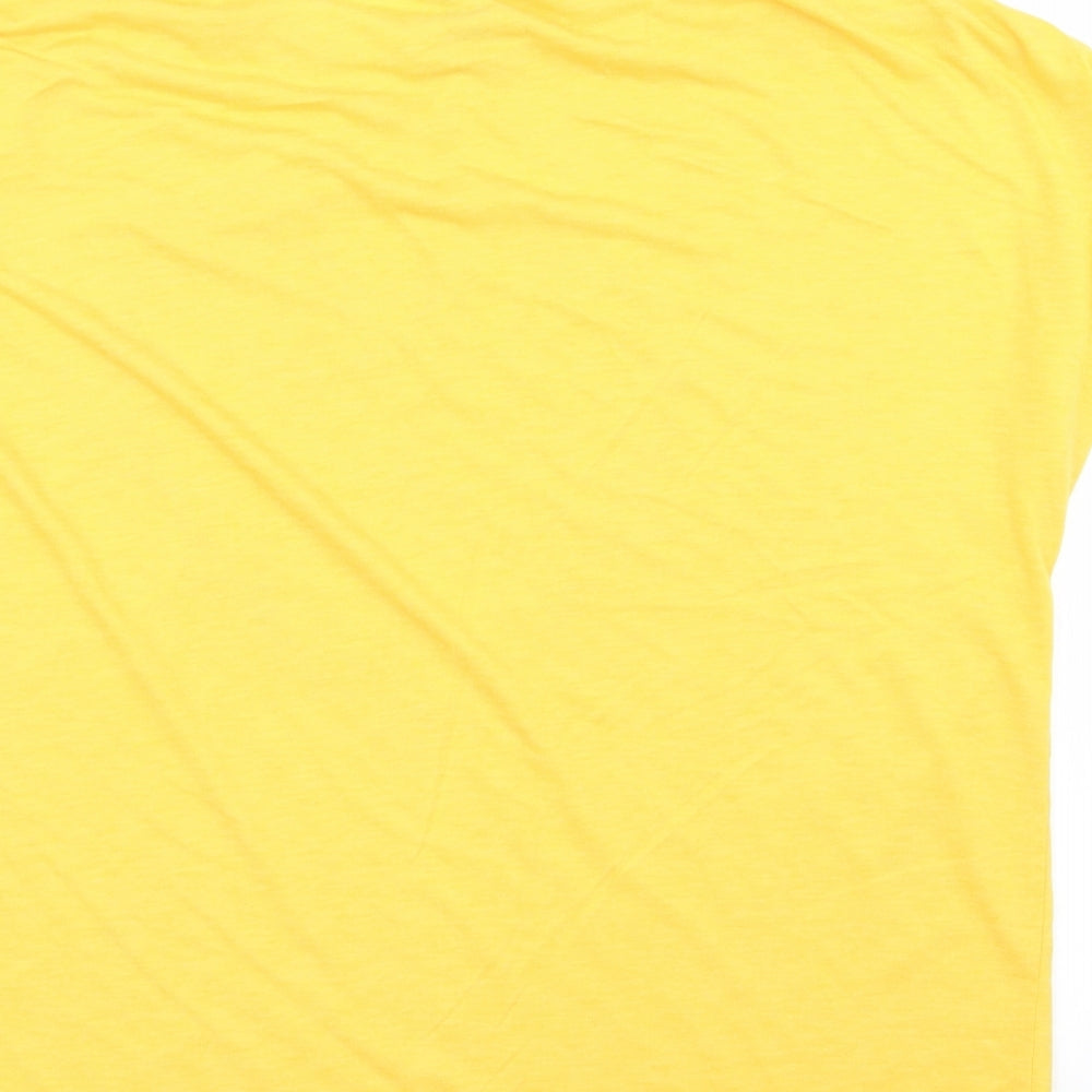 Primark Womens Yellow   Basic T-Shirt Size 18