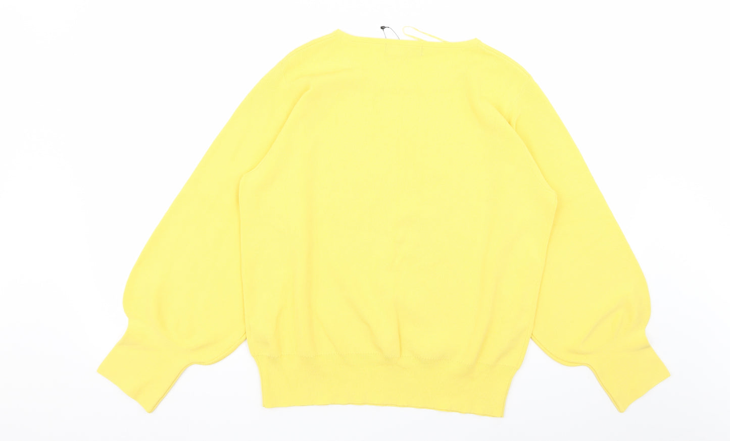 M&S Womens Yellow   Pullover Jumper Size 18