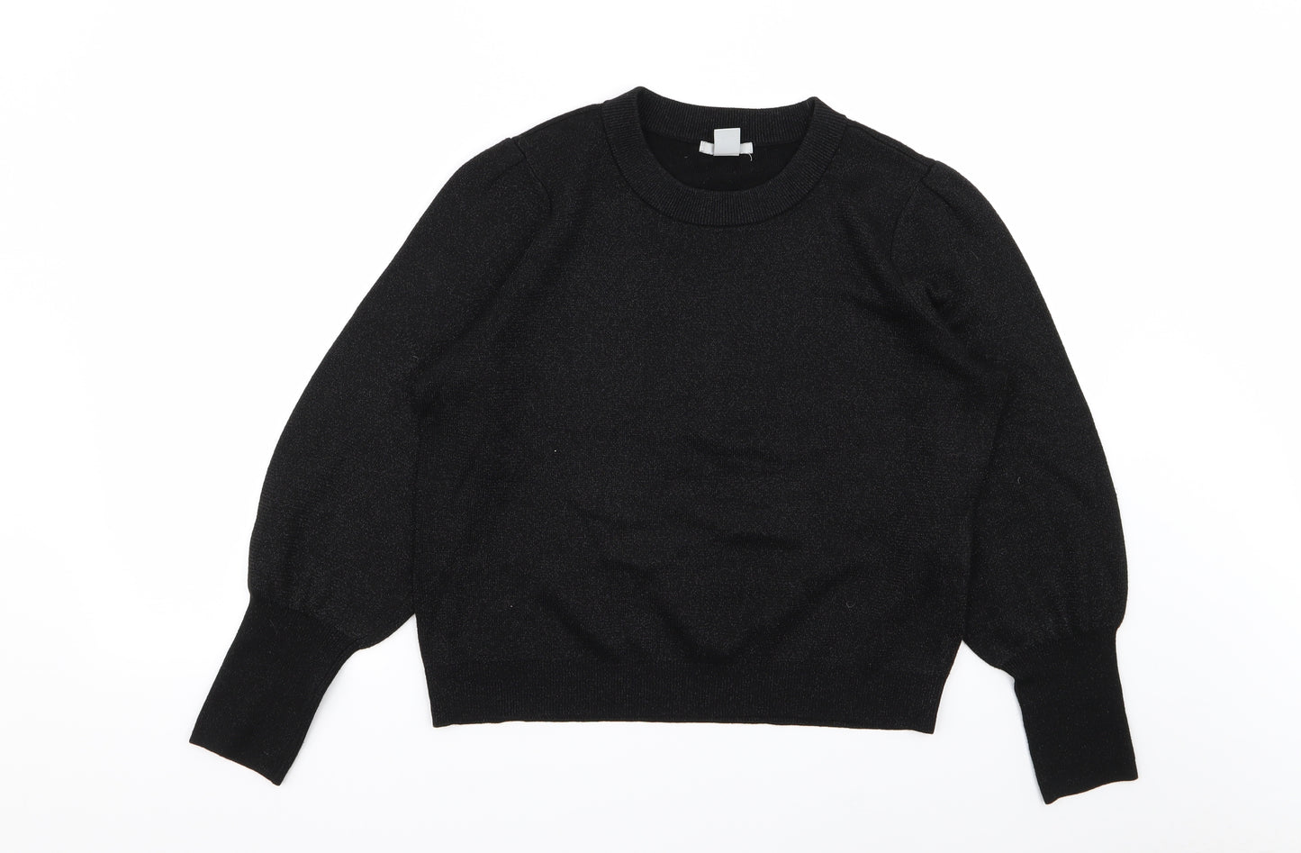 H&M Womens Black   Pullover Jumper Size M