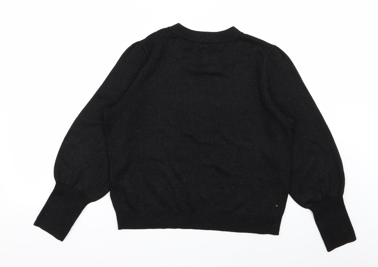 H&M Womens Black   Pullover Jumper Size M
