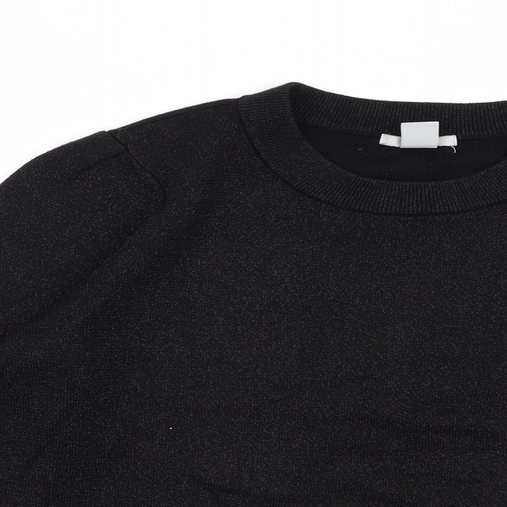 H&M Womens Black   Pullover Jumper Size M